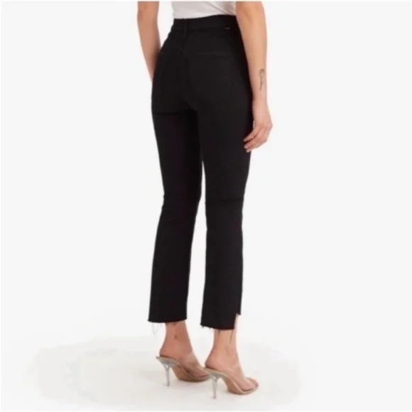 MOTHER The Insider Crop Step Fray Jeans Not Guilty - Picture 2 of 12
